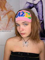 super chunky 2000's headband " brazil " (8 cm)