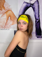 super chunky 2000's headband " brazil " (8 cm)