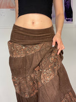 low-waisted bohome perfect fit maxi skirt