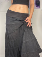 perfect festival low-waisted stretchy waist maxi skirt
