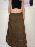 bommene low-waisted maxi skirt perfect fit