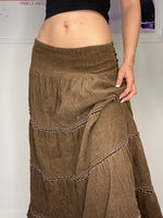 bommene low-waisted maxi skirt perfect fit