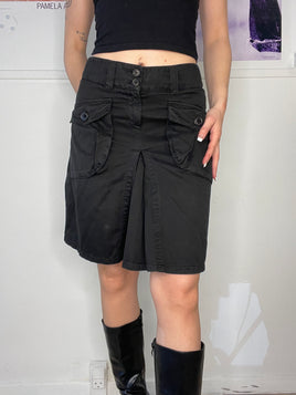 everyday wear mid-waisted medi skirt