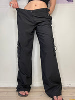 loose fit low-waisted track pants (extra long)