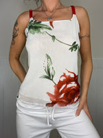 flower power double layer rose top