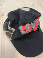 raw graphic printed kepi hat