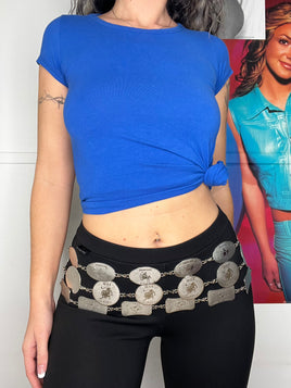 metallic zodiac waist / hips belt