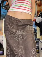 flower detailed medi skirt