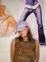 pastel shiny hip hop cap