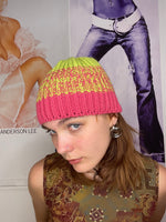 super cute multicoloured beanie knit wear