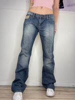 vintage low-waisted dolce & gabbana straight leg jeans