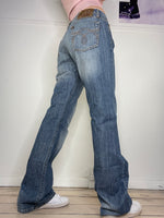 vintage low-waisted dolce & gabbana straight leg jeans