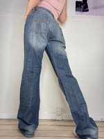 vintage low-waisted dolce & gabbana straight leg jeans