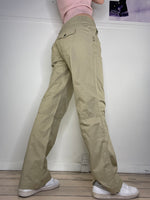 esprit loose fit cargo pants low-waist with tie details