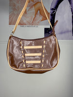 small faux leather shoulder bag