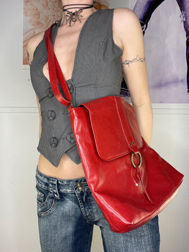 faux leather crossbody computer bag