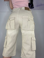 outdoor mid-waist canvas jorts