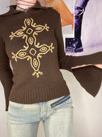 knitwear jumper with embroidered details