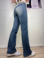 must have ultra low-waist flare denim jeans