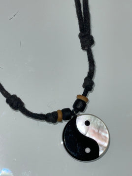 ying yang necklace adjustable