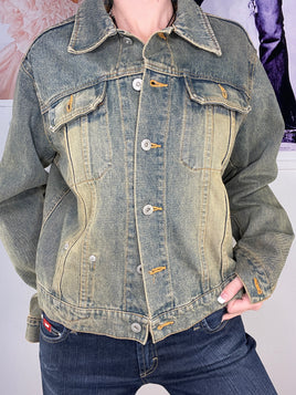 loose fit must have whashed denim jacket