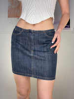 must have denim mini skirt