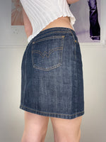 must have denim mini skirt