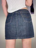 must have denim mini skirt