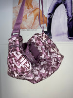 sporty hand / crossbody printed bag