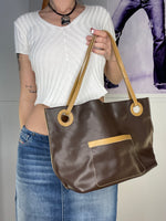 genuine leather shoulder bag