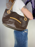 genuine leather shoulder bag