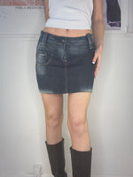 must have denim mini skirt