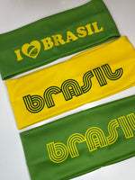 super chunky 2000's headband " brazil " (8 cm)