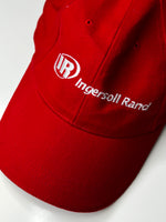 plain red texted cap