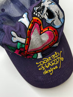 mixed graphic embroidered y2k caps