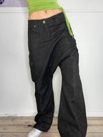 super baggy harem jeans low-waisted