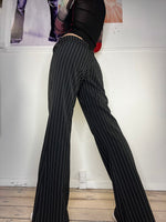 office wear perfect fit low-waisted flare habit pants