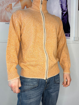 super cozy thick knitwear zipper jumper high neck