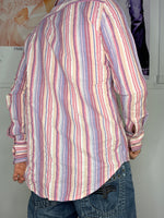 funky boheme multicoloured striped shirt