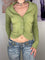 perfect fit dusty green long sleeve cardigan