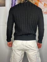 chunky knitwear zipper jumper