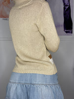 cool detailed knitwear zipper jumper