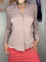 everyday wear dusty rose coloured shirt