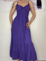 must-have bright purple maxi dress