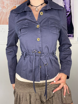 perfect fit tie waist spring jacket